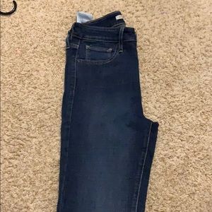 Levi’s high rise skinny  721 dark wash